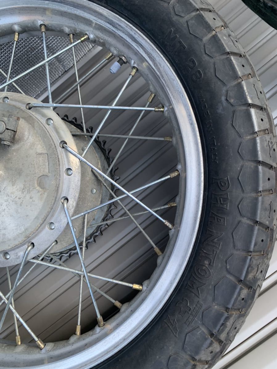SR400 500 初期型 純正ホイール 前後セット フロント 19インチ