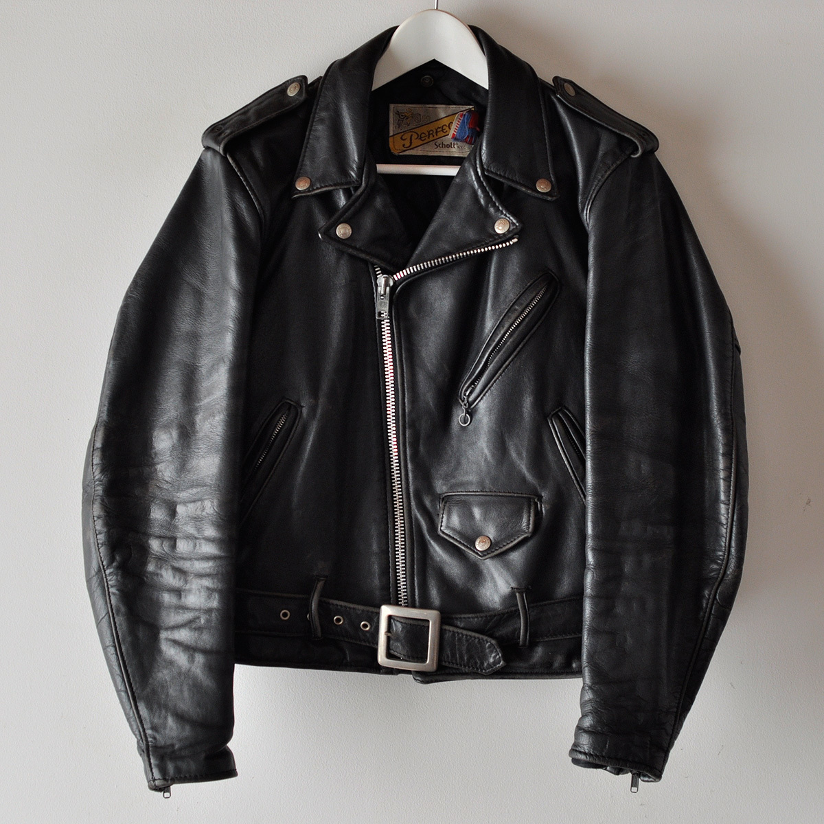 Schott Perfecto 618 ショット ダブル ライダース ジャケット 36 黒