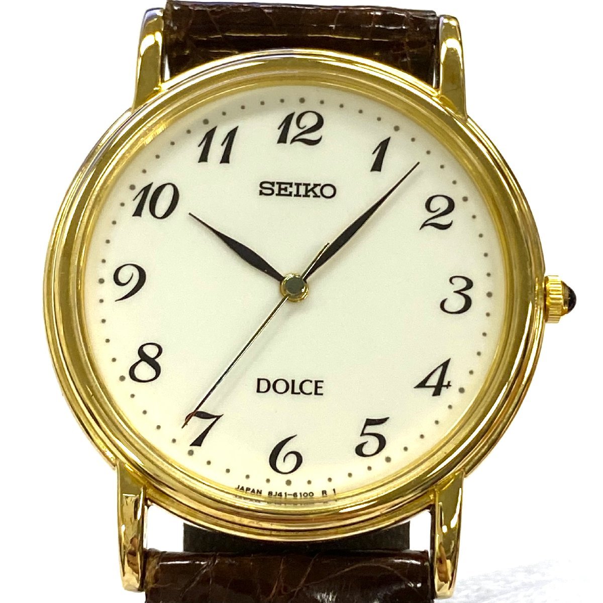◇セイコー SEIKO◇ドルチェ 永年勤続30年記念 8J41-6060 クォーツ 