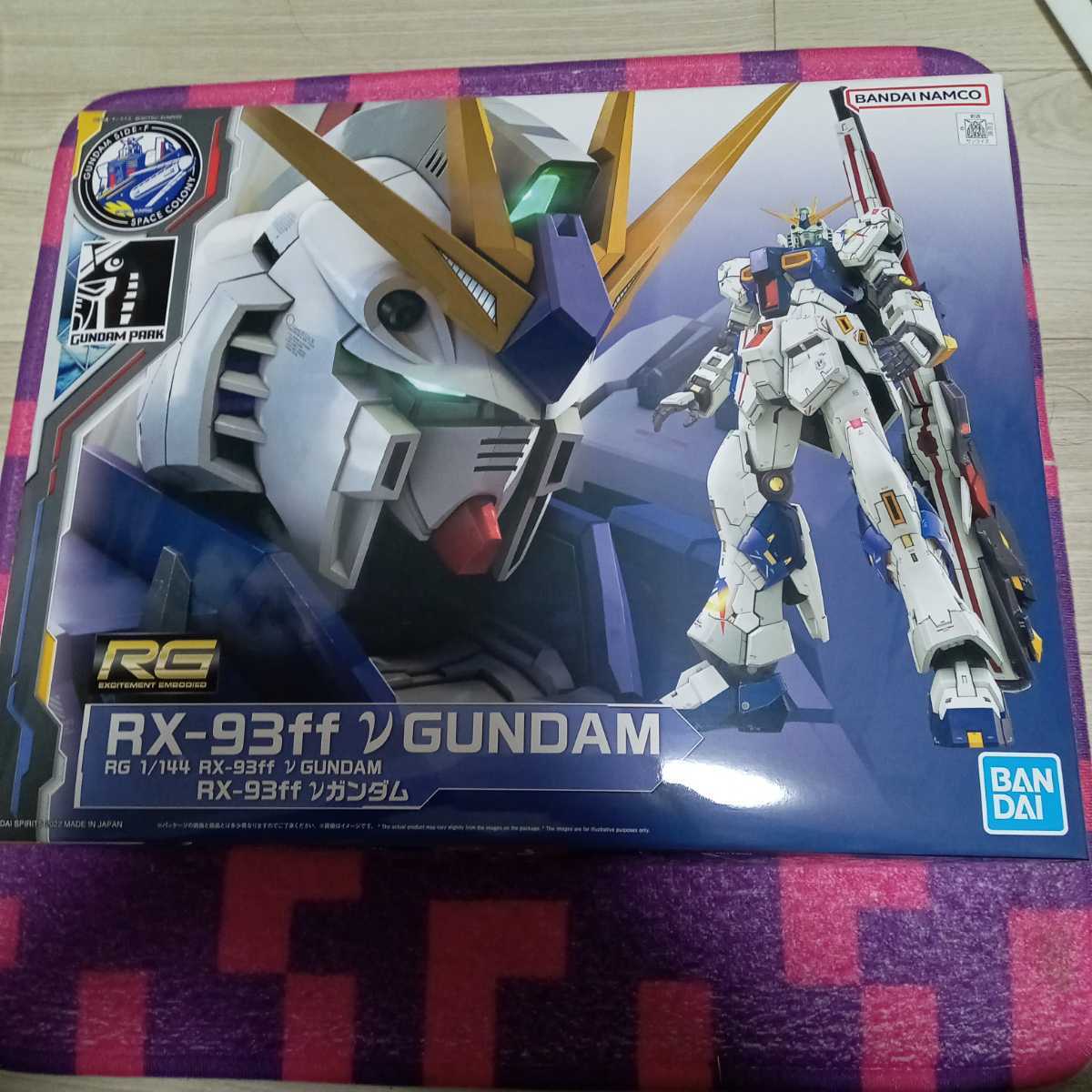 GUNDAM RG RX-93ff 1⁄144 | ν Gundam PREMIUM BANDAI SIDE-F USA [Clear