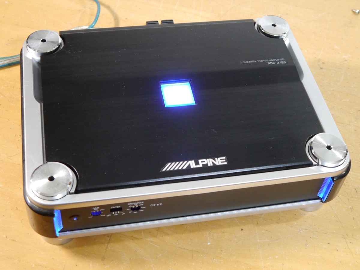 1119(1】 PDX-2.150 2チャンネル パワーアンプ 150W×2CH ALPINE - PDX 