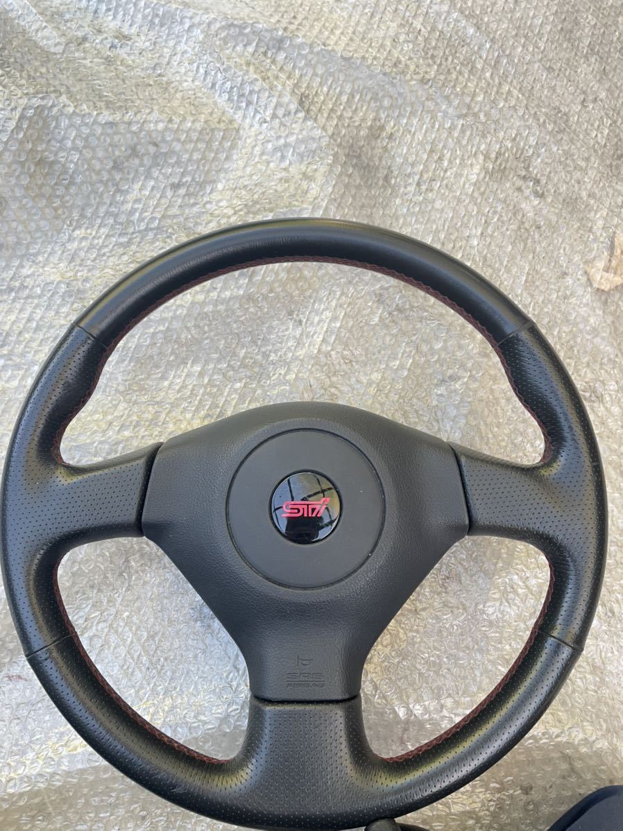 インプレッサ WRX STI GDB E型 純正 ステアリング ハンドル 中古 2026