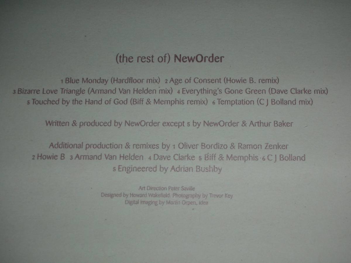 New The Order Rest & Best | Of - of – NewOrder Order