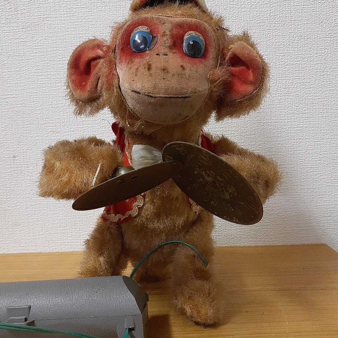◎希少 昭和レトロ 玩具 シンバル モンキー 猿 電池式 人形 現状