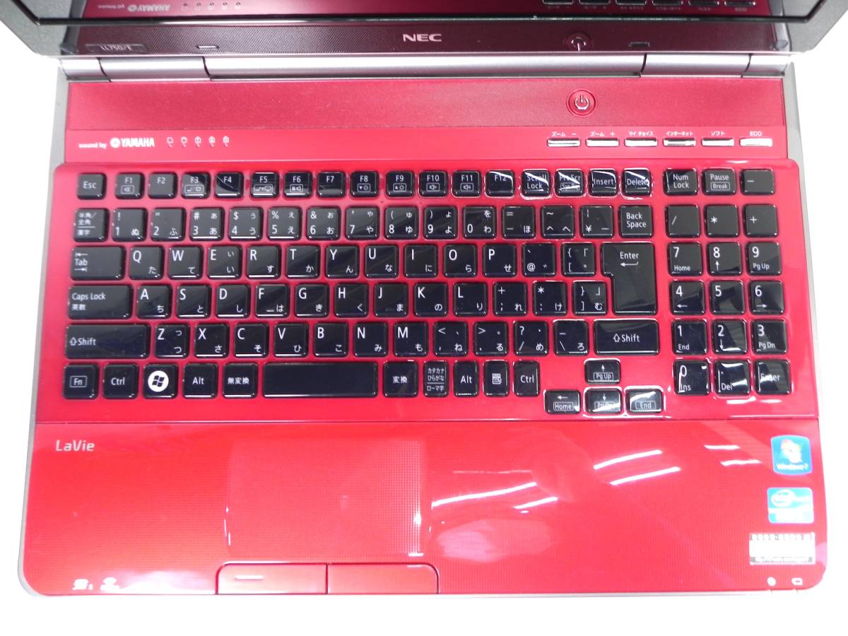 Q8143]NEC ノートPC PC-LL750ES6R Corei7 ジャンク NEC PC-LL750ES6R