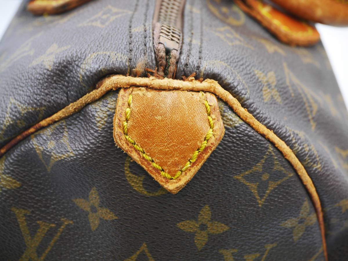 ジャンク品】LOUIS VUITTON ルイ・ヴィトン モノグラム スピーディ30 