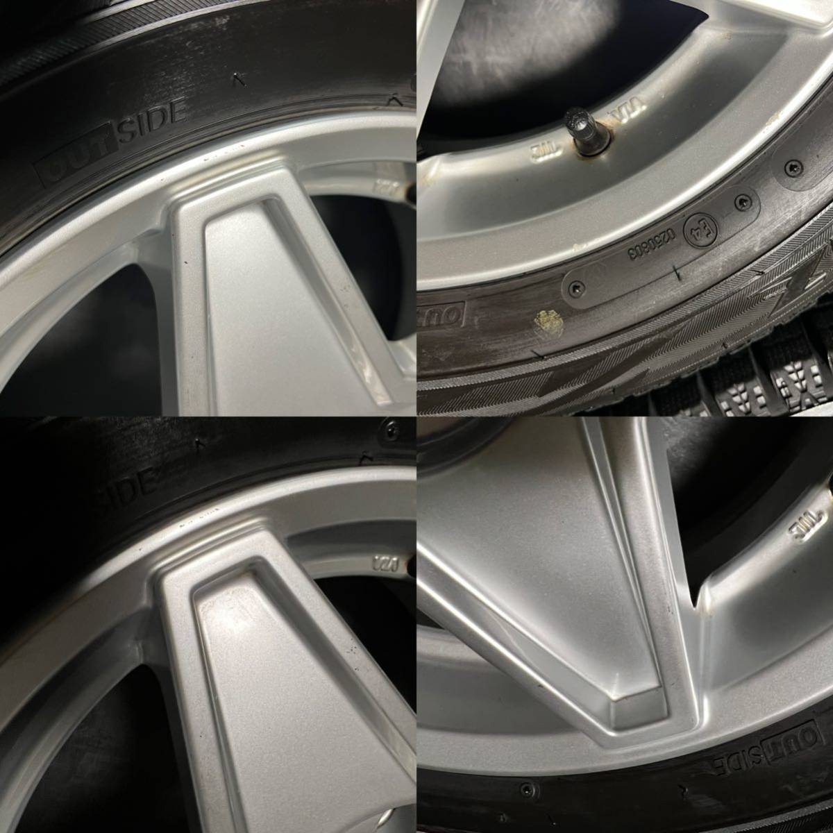 希少 AGA CORSE スタッドレスタイヤホイール 14インチ 5.5J＋38 PCD98 
