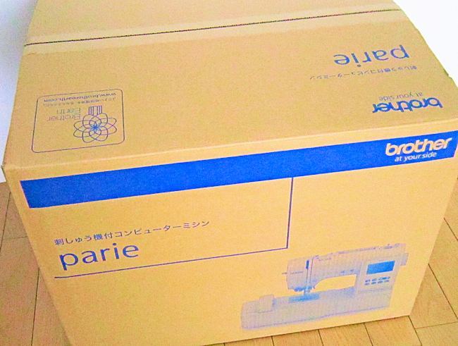 ◇Brotherブラザー◇刺繍ミシンparieパリエ◇自作のイラストも刺繍  