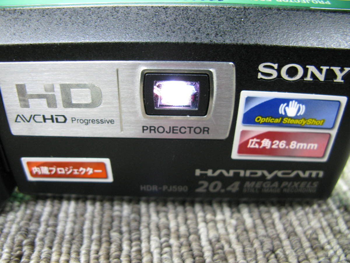 rkキ11-101 SONY ソニー HDR-PJ590V デジタルHDビデオカメラレコーダー
