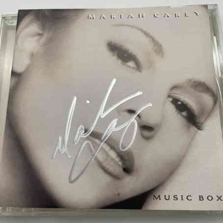 サイン入り マライア・キャリー CD Mariah Carey 音楽 記念品、思い出の品