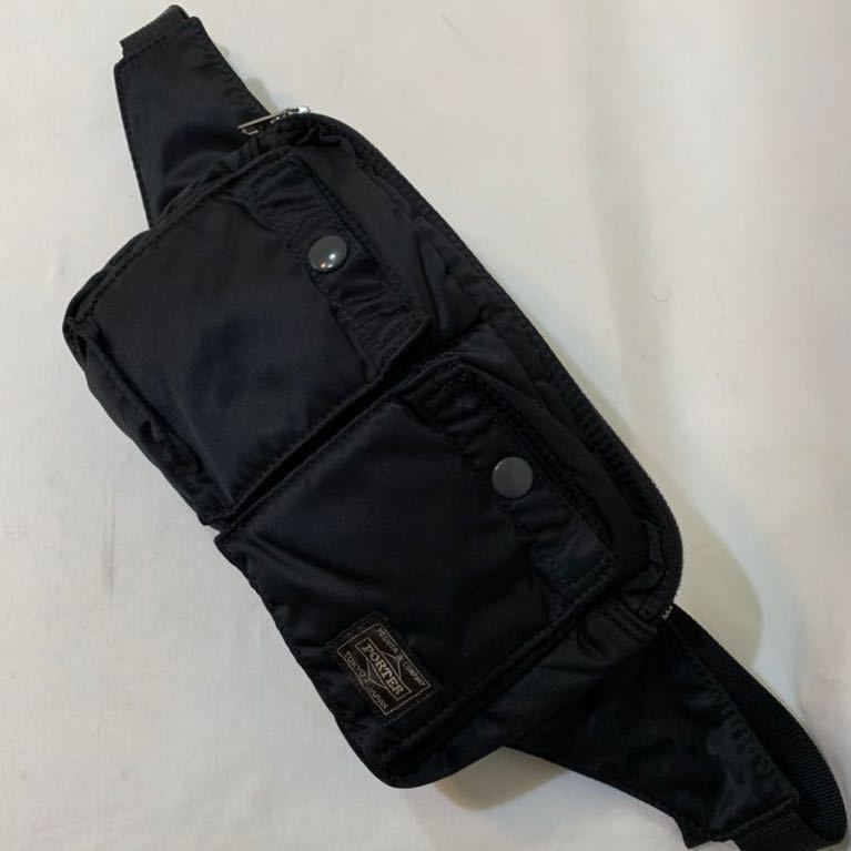 【人気SALE，正規品】 ポーター タンカー ウエストバッグ 黒 ボディバッグ PORTER 吉田カバン 送料210円(ウエストバッグ)｜売買されたオークション情報、yahooの商品情報をアーカイブ公開 - オークファン かばん、バッグ