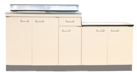 新作登場，100%新品 ライフ住器 OＯK-170L 公団型流し台 1700&times;460 アイボリー 日本製(流し台、シンク)｜売買されたオークション情報、yahooの商品情報をアーカイブ公開 - オークファン キッチン