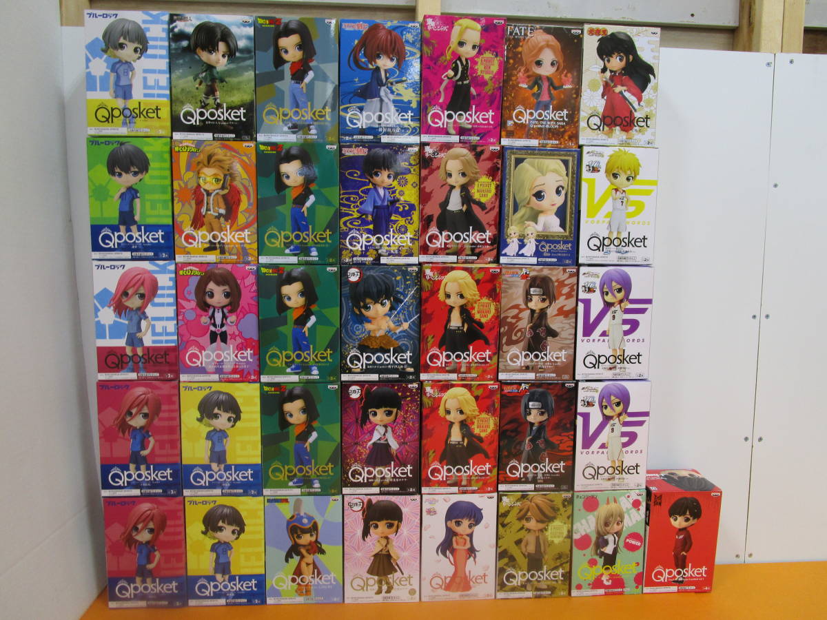 未開封 Qposket フィギュア 36体 まとめ ブルーロック/ヒロアカ/進撃 