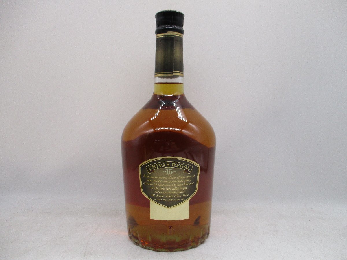 CHIVAS REGAL 15年 シーバス リーガル スコッチ ウイスキー 1000ml 古 