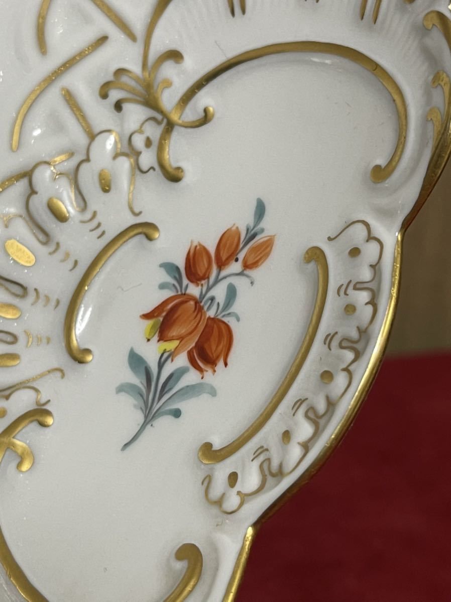 マイセン Meissen 飾り皿 金彩 大皿 透かし 【公式通販】