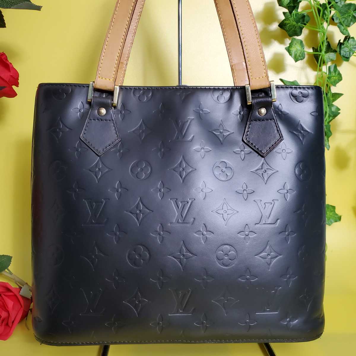 ★6★LOUIS VUITTON ルイヴィトン★トートバッグ ハンドバッグ ヒューストン 男女兼用デザイン ヴェルニ モノグラム 1スタ