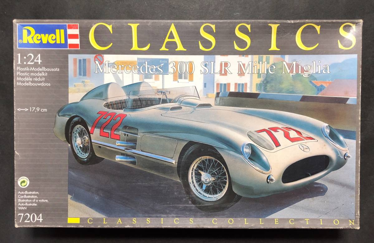 ヴィンテージ 絶版 Revell 1/24 メルセデス300SLR ミッレミリア Poison