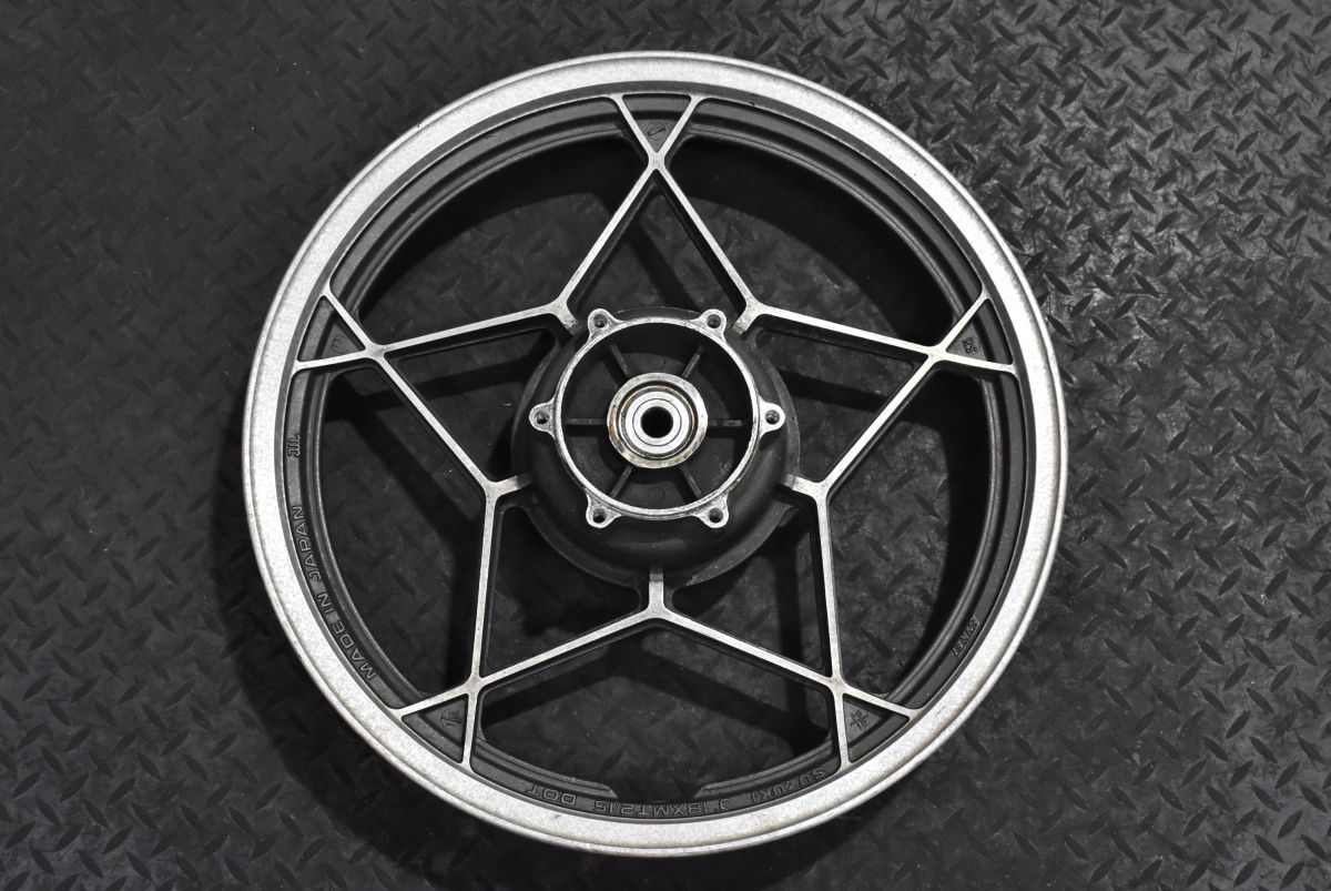 当時物 純正 GSX400F リアホイール 0054 検) GS40XF FS GS400
