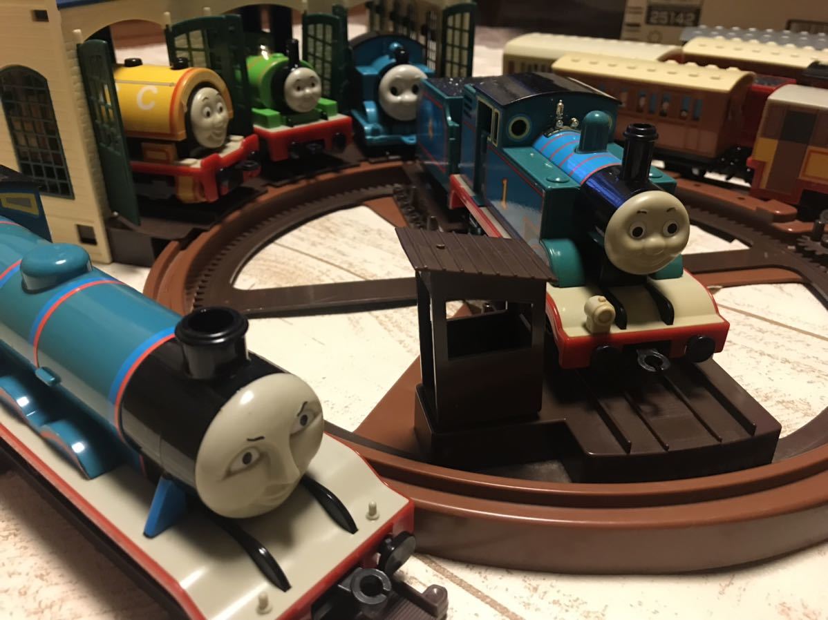 当時物 バンダイ きかんしゃトーマス しゅっぱつしんこうシリーズ 操車 