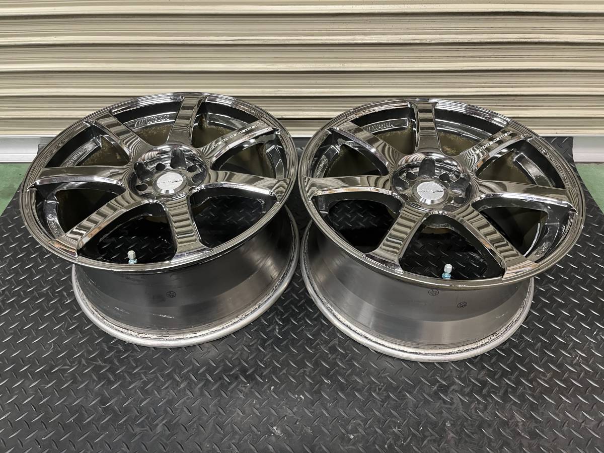 WORK EMOTION XT7 18インチ 8.5j +38 114.3 5穴 ワーク エモーション 同ホイール9.5j同時出品中！！給料日セール！！