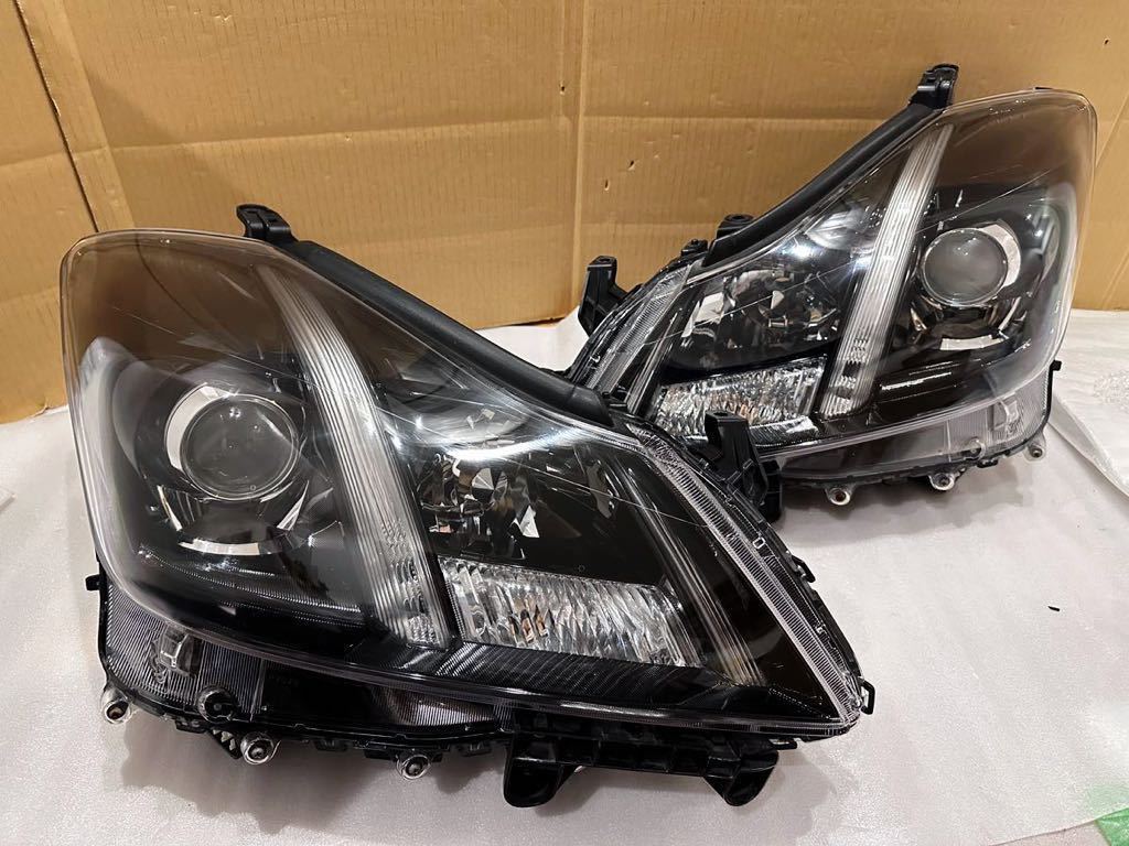美品 純正クラウン アスリート 200 HID ヘッドライト 左右 ヘッドランプ 左 右 後期 前期 GRS GSR 200 201 204 特別仕様車アニバーサリー A