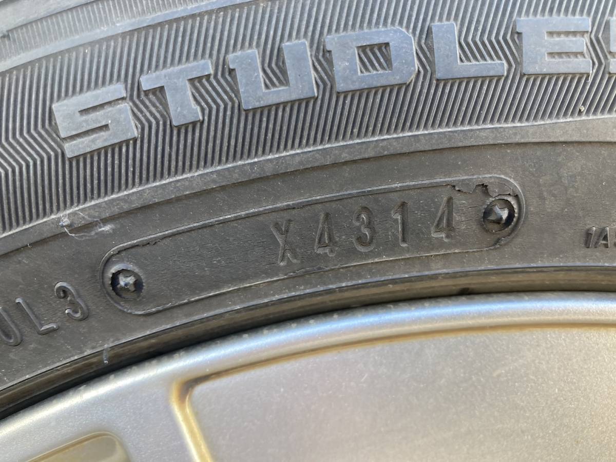 ルノー・ルーテシア純正ホイール＋DUNLOPスタッドレスタイヤ 195/55R16　中古品_5