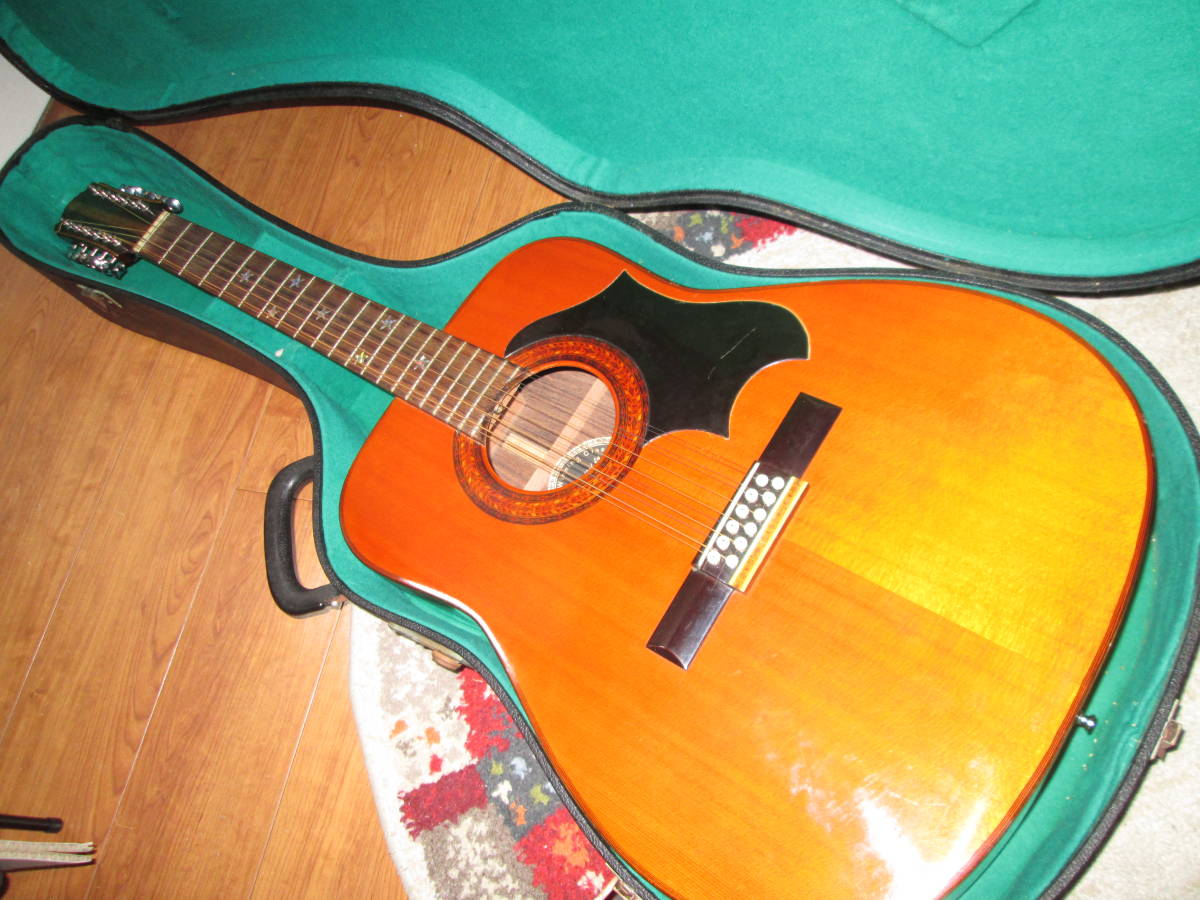 美品 1960年代 K.yairi Kヤイリ 12弦ビンテージギター model no Y12.80
