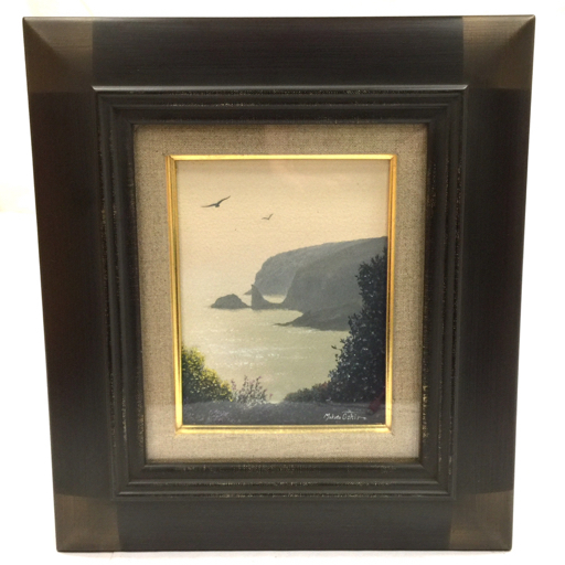 定番人気，最新作 大城真人 春の海 F0号 水彩画 絵画 真作 額装 33.5&times;30cm 芸術品 美術品 箱付き(自然、風景画)｜売買されたオークション情報、yahooの商品情報をアーカイブ公開 - オークファン 自然、風景画
