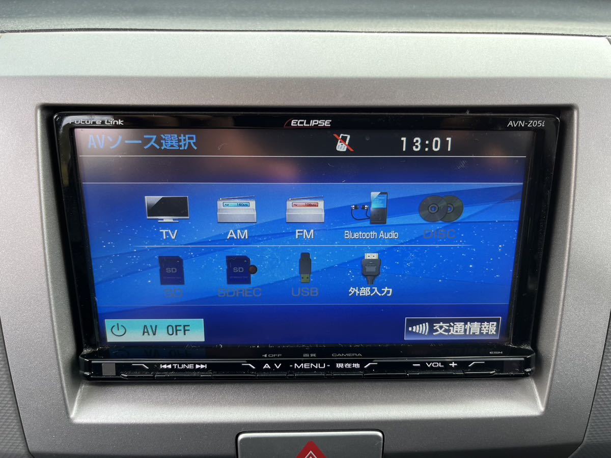 AVN-Z05i イクリプス Bluetooth フルセグ メモリーナビ SD CD DVD 