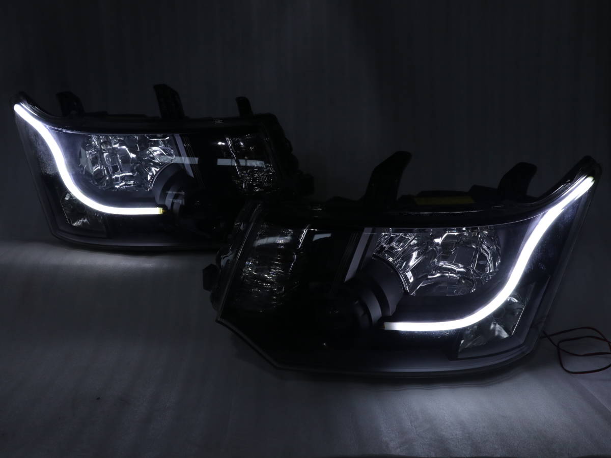 三菱 純正 デリカ D5 CV5W HID ヘッドライト 左右 セット LED 
