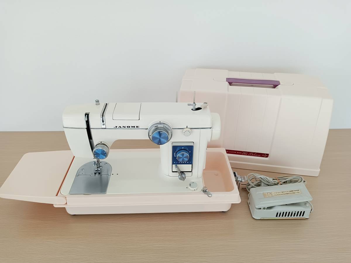 JANOME ジャノメ ミシン MODEL 0 トピアレーヌ 804型 ケース付き C45 