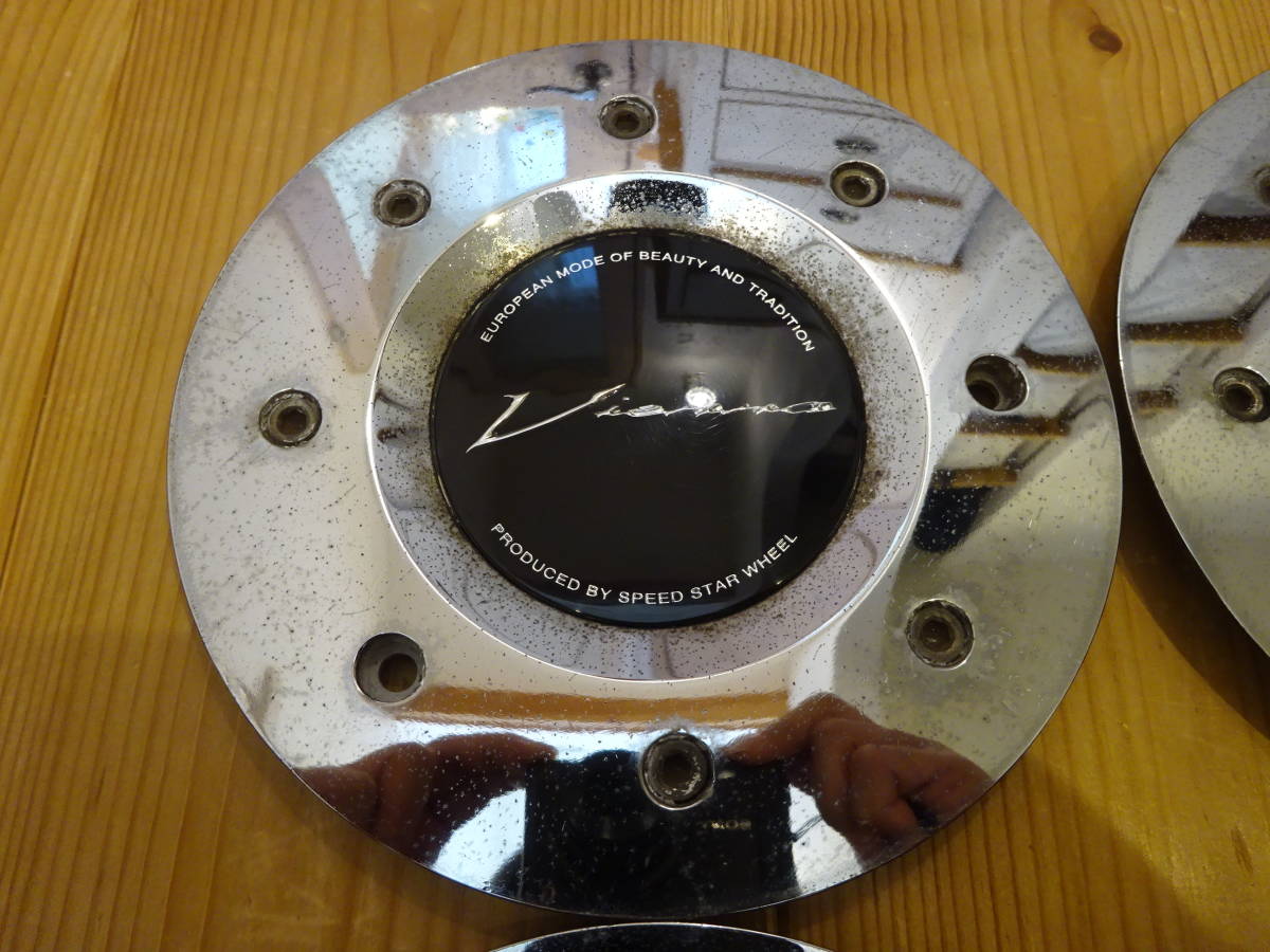 SSR SPEED STAR Vienna ホイール センターキャップ 4個 メッキ 170mm 