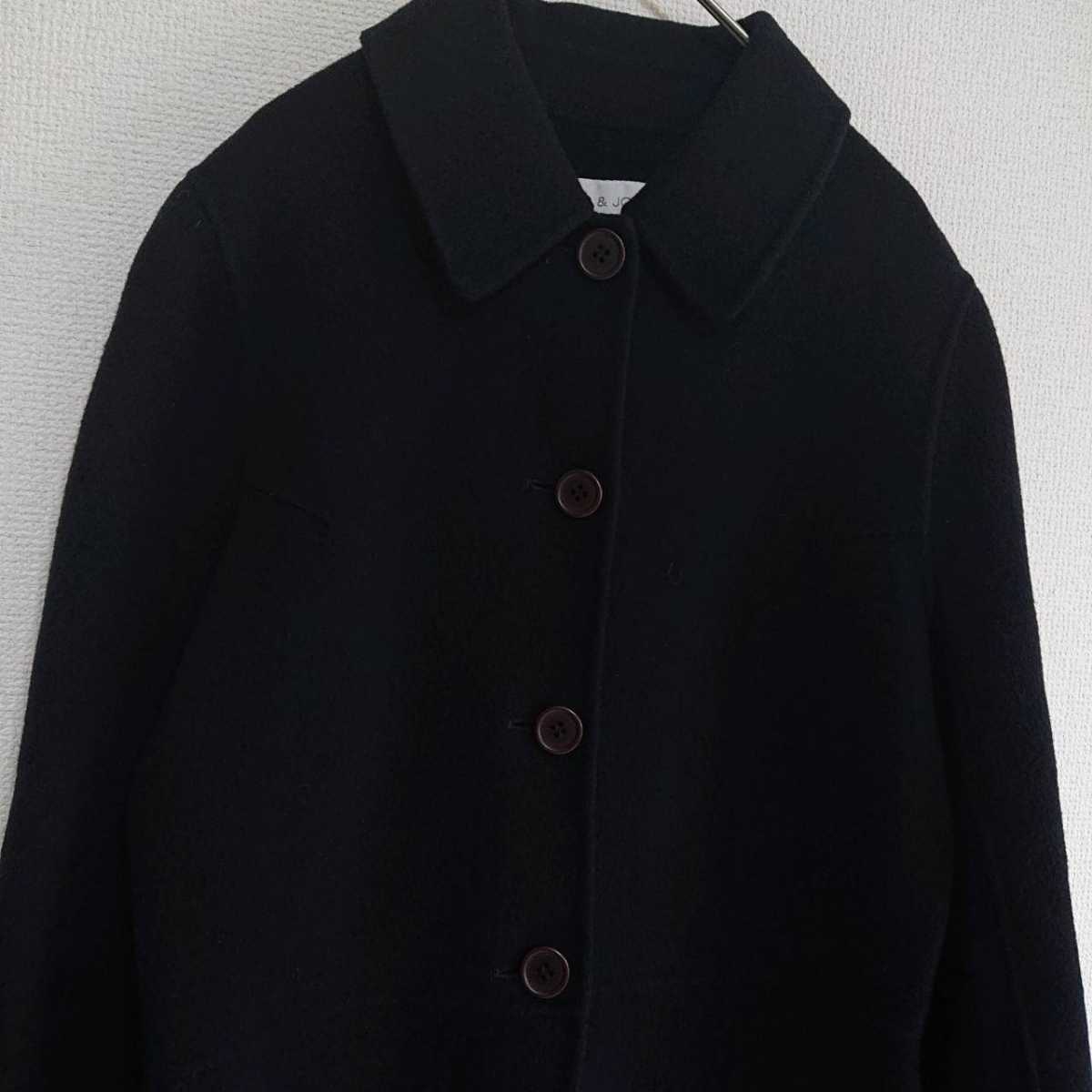 フランス製 PAUL & JOE ポール&ジョー ロングコート 38 M ウール80 