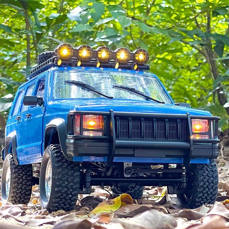 ★即納青ブルー MN78 MN98 MN 99S 後継 チェロキー RTR 1/12 4WD RCラジコンカー ロッククローラー LEDライト オフロード スケールトラック