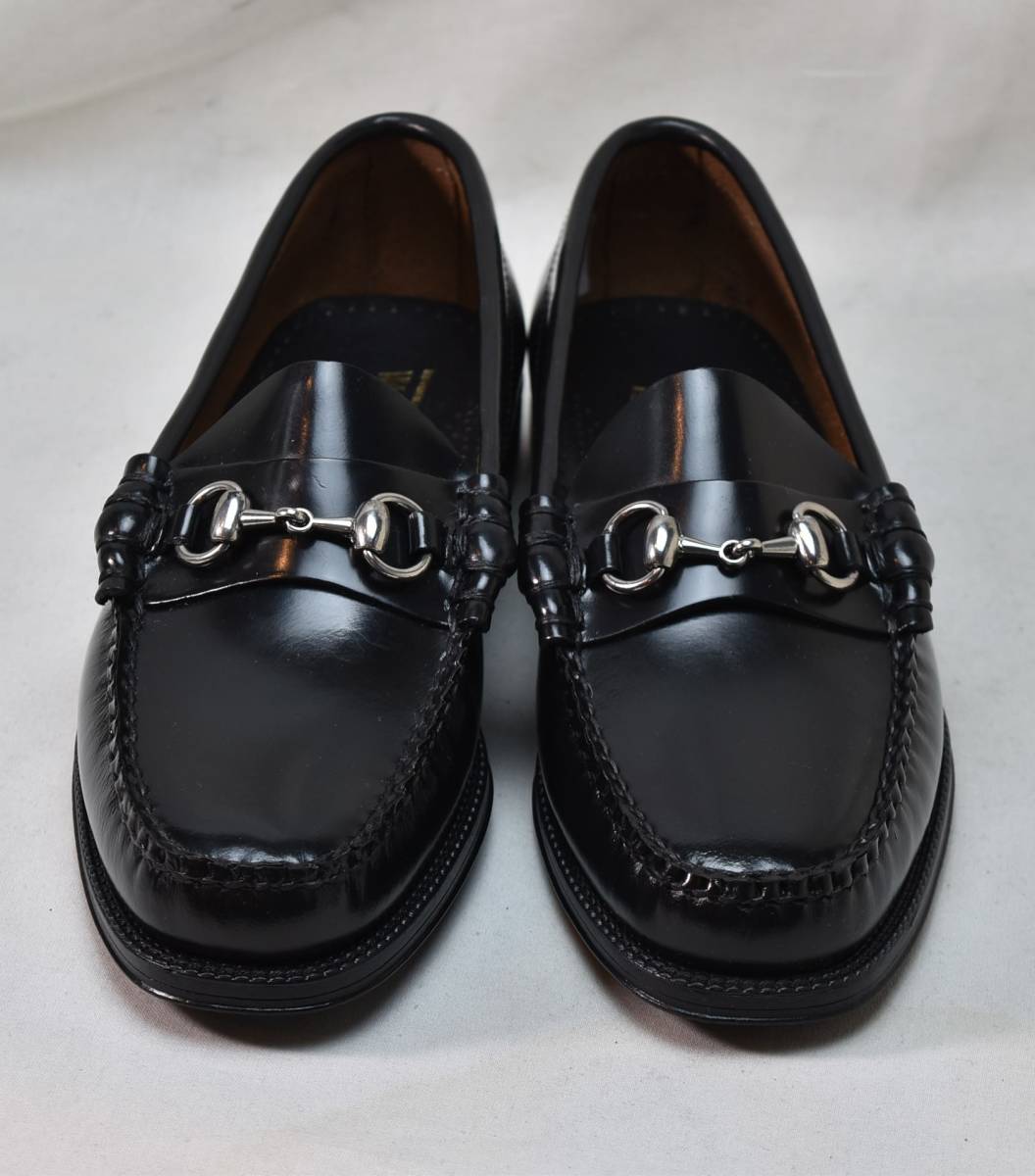 SALE!! G.H BASS　バス ビットローファー　LINCOLN　MOC　ブラックレザー　ラバーソール　US7.5　25.5cm相当　未使用品 | SELECT 12&frasl;25までセール中厚底ビットローファー&frasl;7 スエード セールSHIPS別注BASS: Hb（ブランド）（靴）の通販