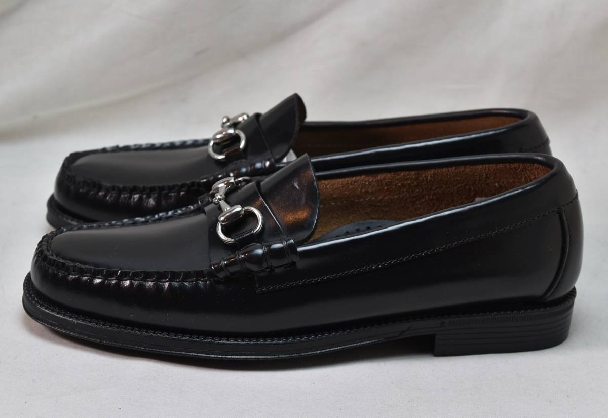 SALE!! G.H BASS　バス ビットローファー　LINCOLN　MOC　ブラックレザー　ラバーソール　US7.5　25.5cm相当　未使用品 | SELECT 12&frasl;25までセール中厚底ビットローファー&frasl;7 スエード セールSHIPS別注BASS: Hb（ブランド）（靴）の通販