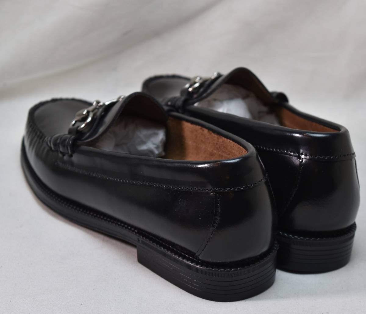 SALE!! G.H BASS　バス ビットローファー　LINCOLN　MOC　ブラックレザー　ラバーソール　US7.5　25.5cm相当　未使用品 | SELECT 12&frasl;25までセール中厚底ビットローファー&frasl;7 スエード セールSHIPS別注BASS: Hb（ブランド）（靴）の通販