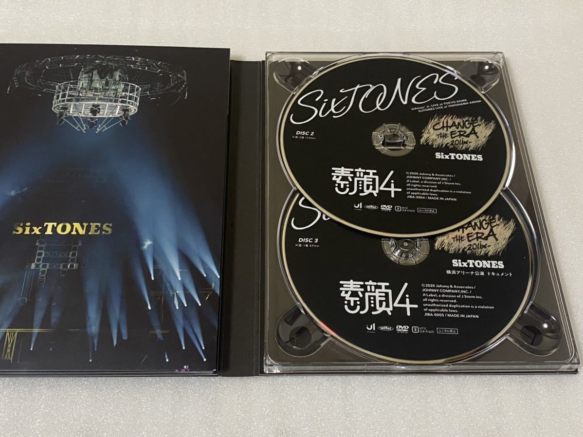 素顔4 SixTONES DVD [3DVD] 公式 SixTONES盤(ジャニーズアイランド