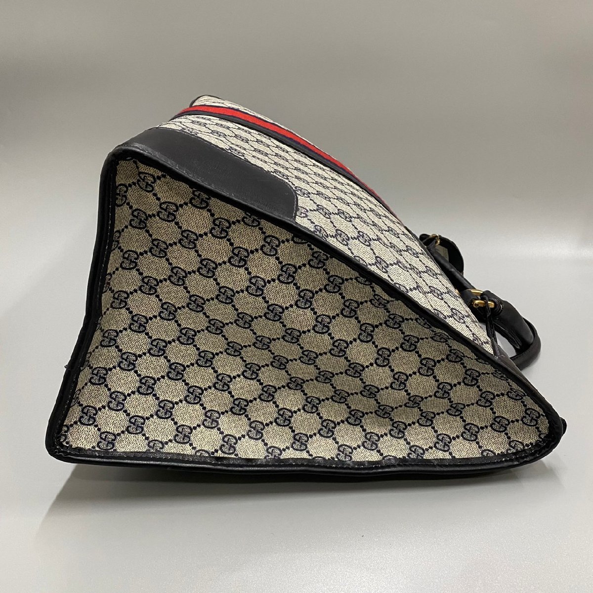 1円 美品 クロシェット 鍵付 GUCCI オールドグッチ シェリーライン GG