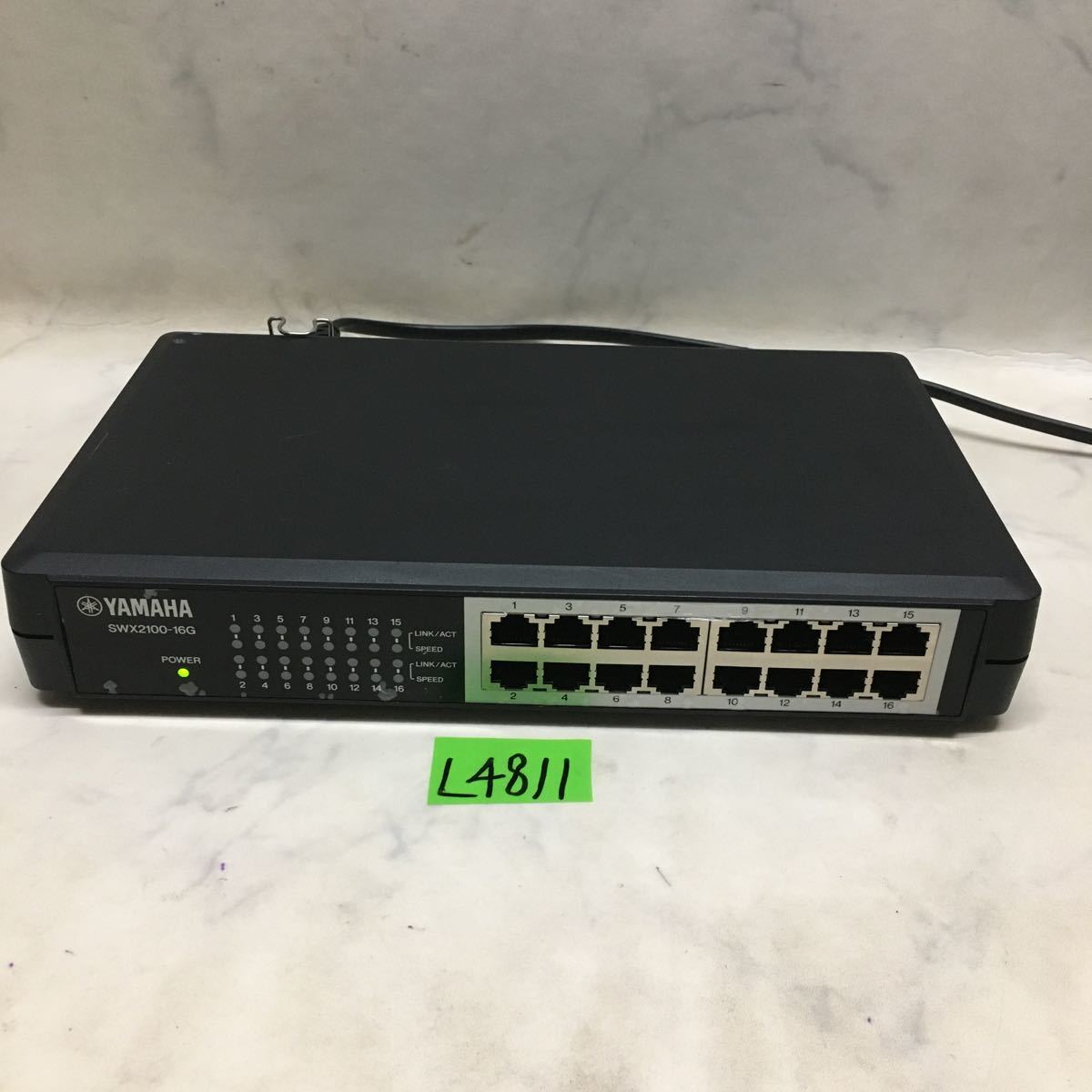L4811) YAMAHA L2スイッチ SWX2100-16G 本体のみ 通電OK ご覧いただき