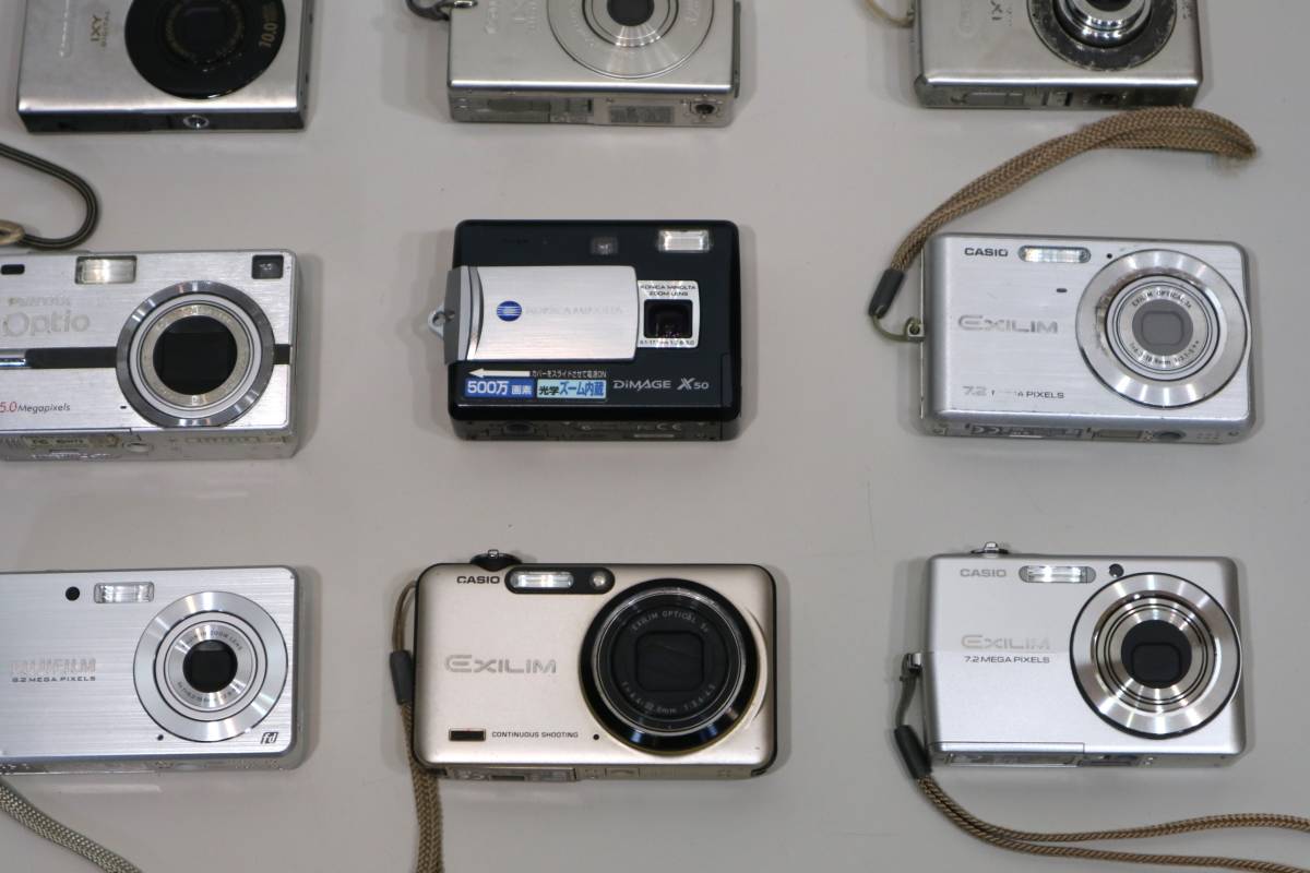 20台まとめて デジカメ Nikon/SONY/Canon/Lumix/PENTAX/OLYMPUS/CASIO