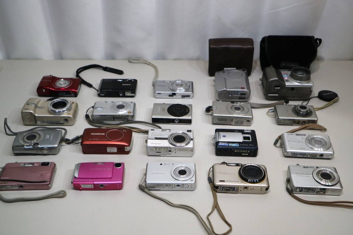 20台まとめて デジカメ Nikon/SONY/Canon/Lumix/PENTAX/OLYMPUS/CASIO