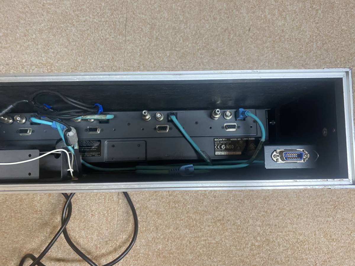 SONY LMD-4420 4インチ4連ラックマウント液晶モニター ハードケース