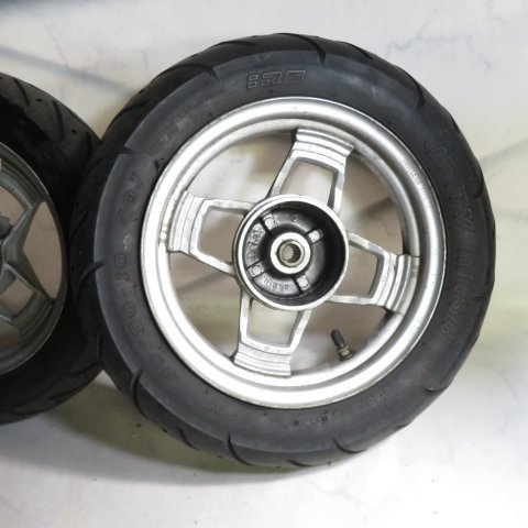 □【ACTIVE アクティブ 35R】純正ホイール 前後SET（ペリカンジョグ