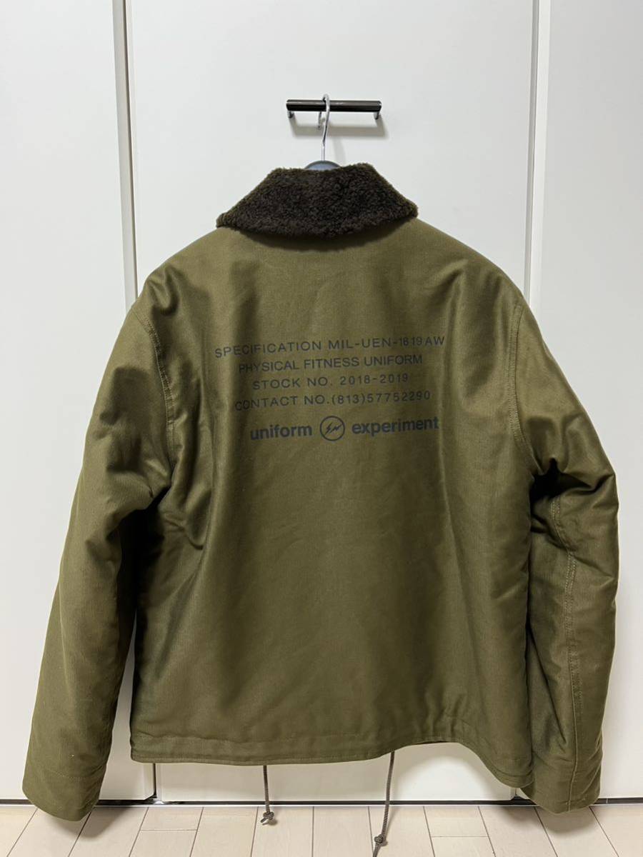新品 18AW uniform experiment N-1 MILITARY BOA BLOUSON フライト 