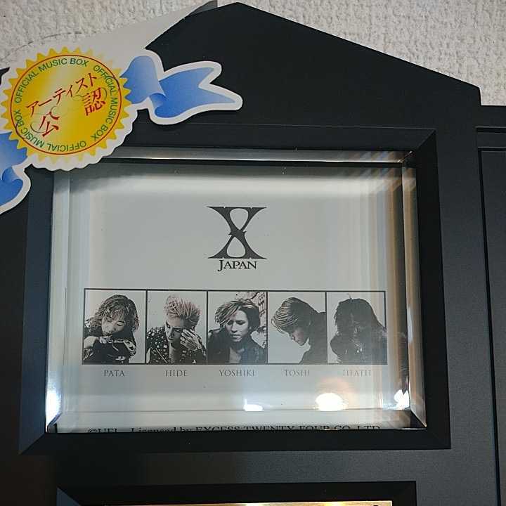 新品未使用　X JAPAN Tears フォトフレーム　オルゴール a7 非売品 X JAPAN フォトフレーム オルゴール Tears アーティスト公認
