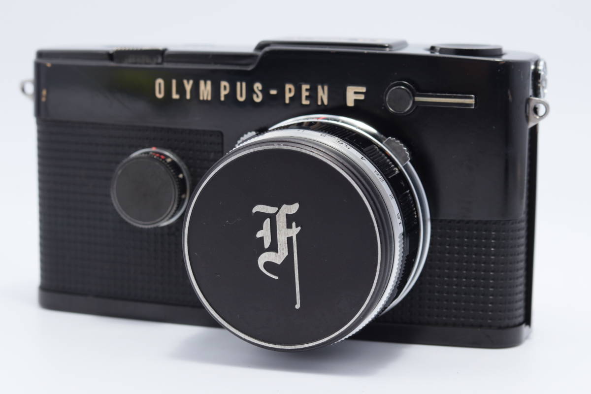 完動美品 Olympus pen FT Black F.zuiko auto-s 38mm f1.8 オリンパス