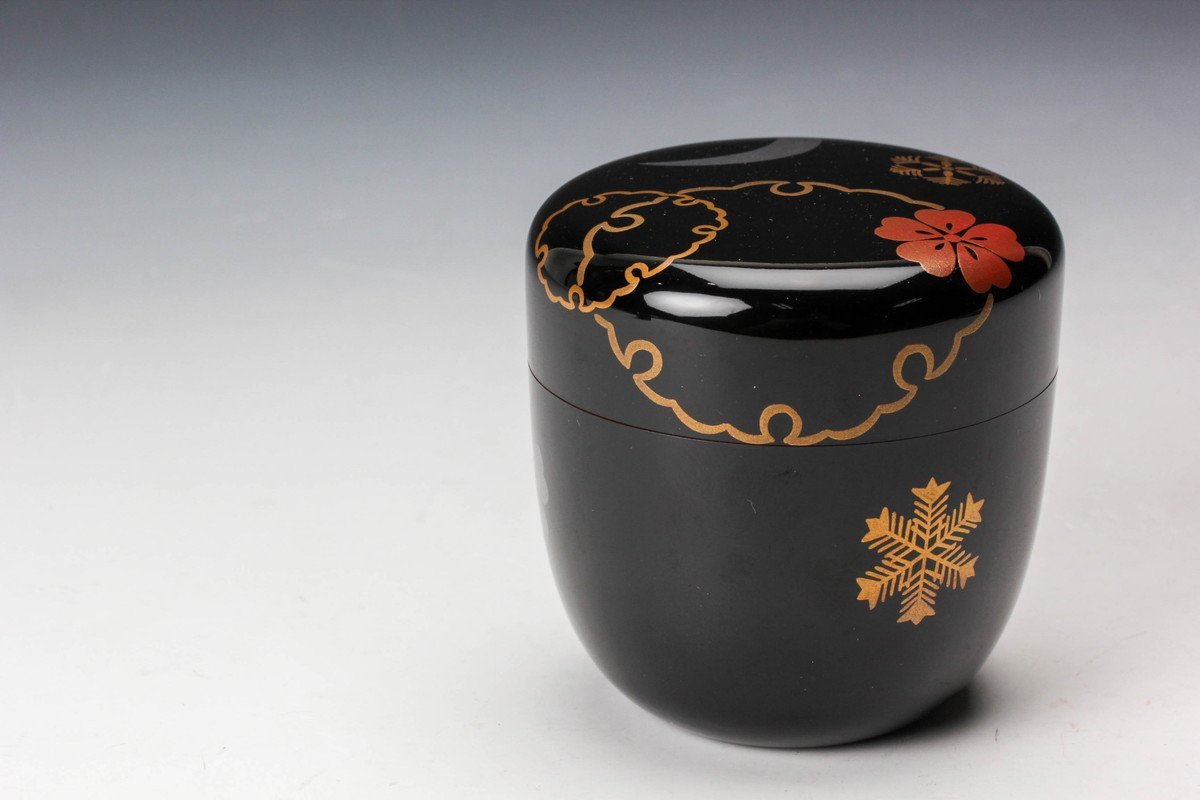 堀井胡春 雪月花蒔絵中棗 共箱 茶道具 本物保証 Yahoo!オークション