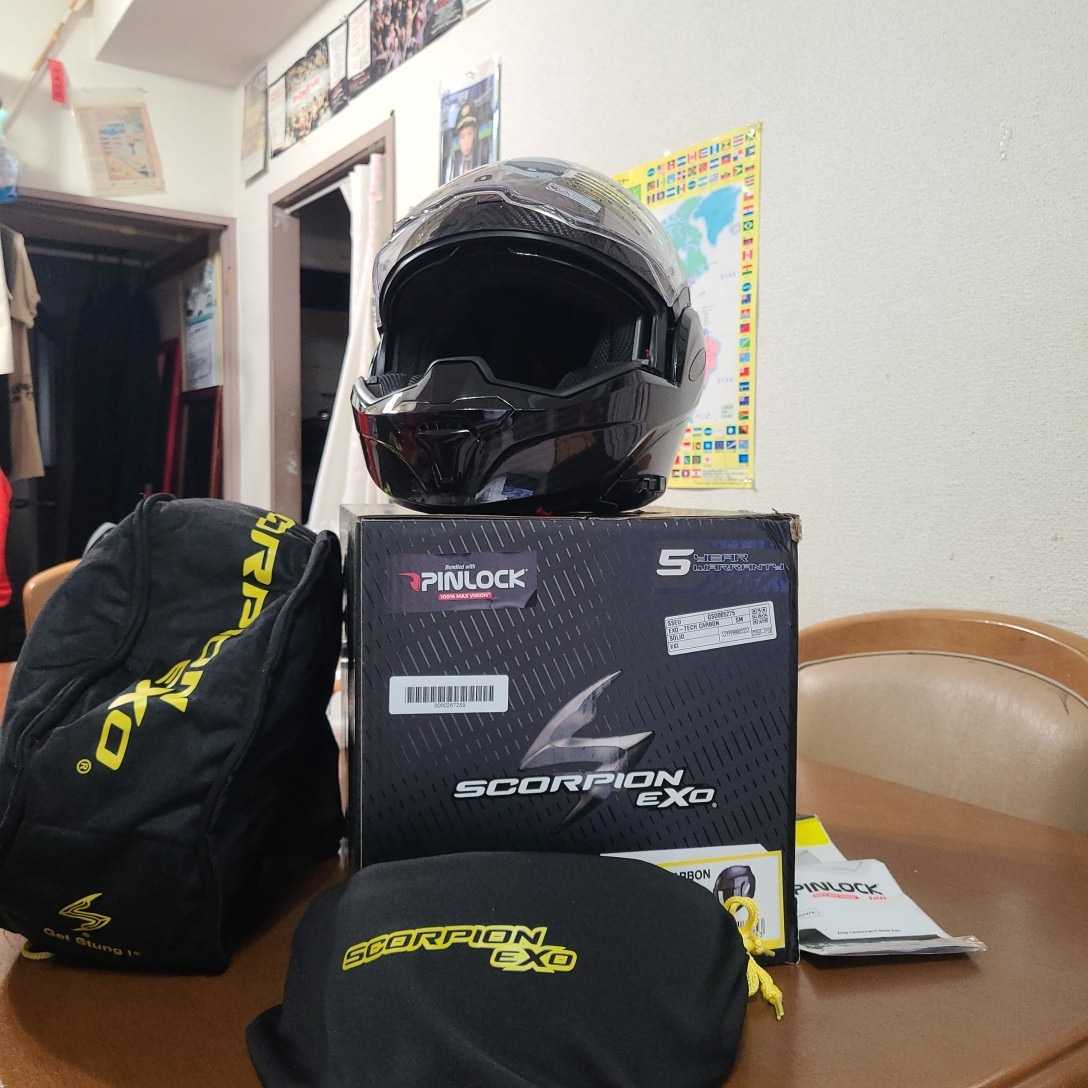 【格安，新作】 SCORPION EXO-Tech Carbon Solid スコーピオン ヘルメット(ヘルメット)｜売買されたオークション情報、yahooの商品情報をアーカイブ公開 - オークファン ヘルメット