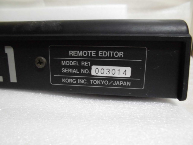 KORG コルグ RE1 リモートエディター REMOTE EDITOR 本体のみ 動作